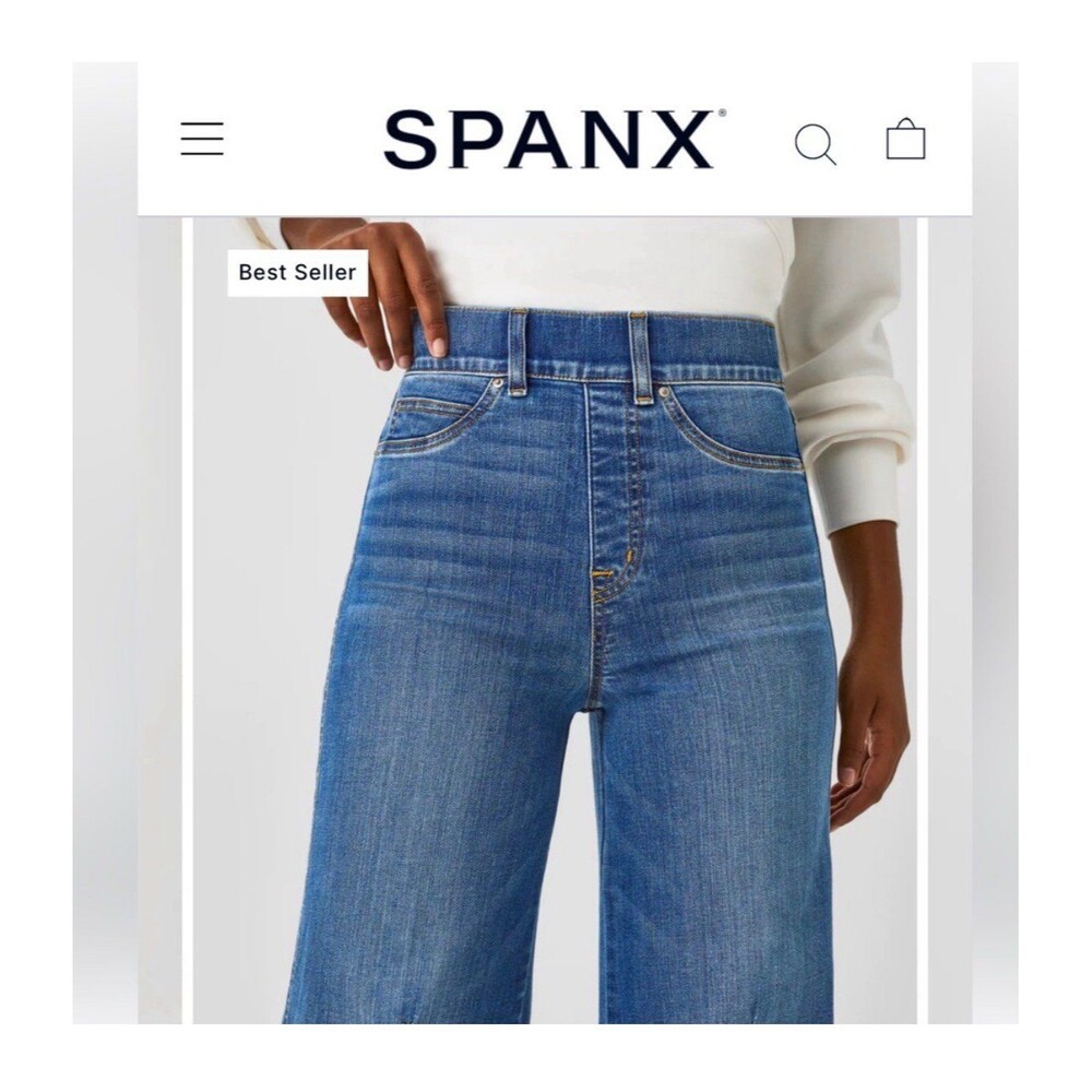 Spanx size large L straight leg jeans